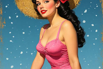 illustrate your pinup character
