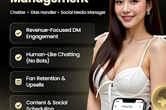 all in one onlyfans chatter, dms handler, social media manager