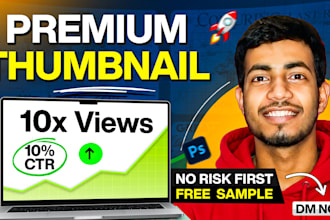 make premium and professional thumbnail