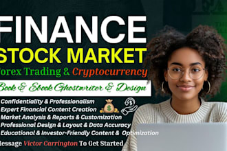 do stock market, investing, crypto, personal finance, budget, ebook ghostwriting