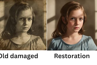 restore old damaged photos professionally