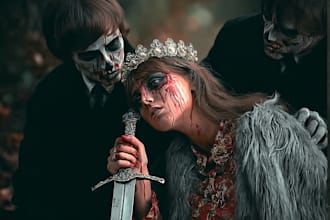 design a fantasy, dark fantasy character concept