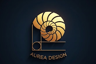 design a perfect golden ratio logo with mathematical balance