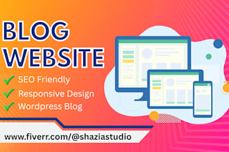 create blog website for you