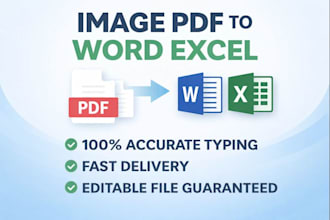convert image pdf to editable word excel