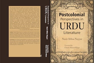 compose, proofread urdu books, and design book covers