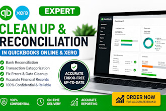 do cleanup and reconciliation in quickbooks online and xero