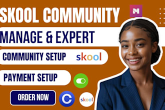 skool community manager skool community management skool online course setup