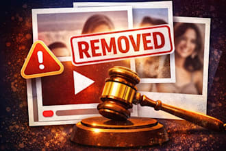 takedown leaked images or videos with legal dmca notice