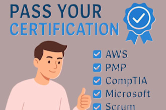 provide expert IT certification support for comptia, cisco ccna, AWS, pmp cism