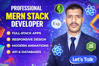 develop a mern stack web application using react, node, mongodb