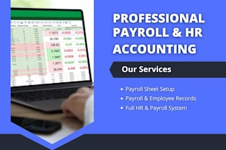manage payroll, employee records, and salary sheets in excel