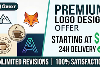 design a timeless logo with full brand presentation