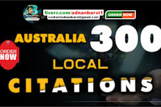 do 300 high quality australia local citations