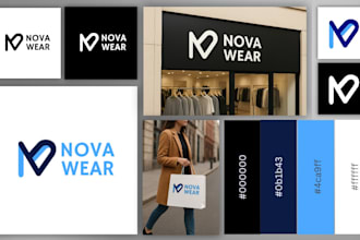 design a professional logo and brand identity for startups