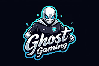 make an amazing ghost gaming logo