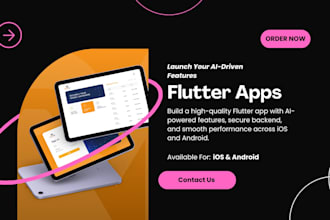be your expert flutter app developer for ios and android apps with firebase
