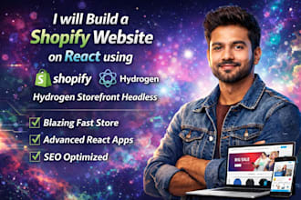 build a shopify website on react using hydrogen storefront headless oxygen