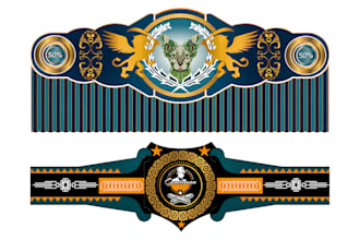 do cigar label, cigar band cigar box logo for your brand