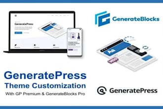 customize generatepress theme with gp premium and generateblocks pro