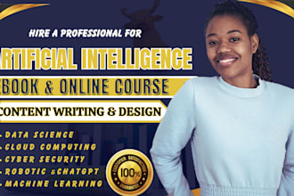 create artificial intelligence, machine learning ebook online course script