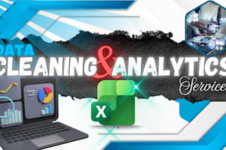 do professional data cleaning and data analytics in excel