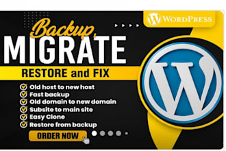 clone wordpress website domain migration design redesign wordpress google cloud