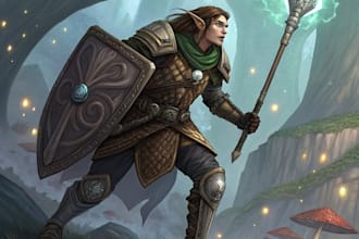 dnd character art and dnd character art