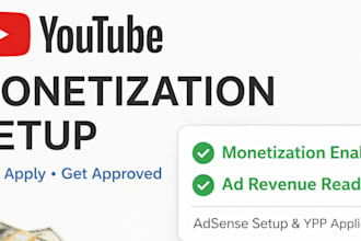 fix and apply your youtube channel for monetization and adsense approval
