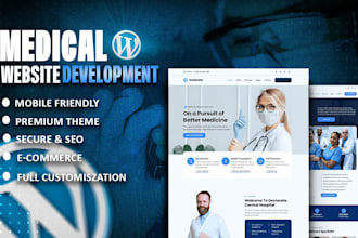 design a professional medical wordpress website