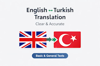 translate english to turkish manually and accurately