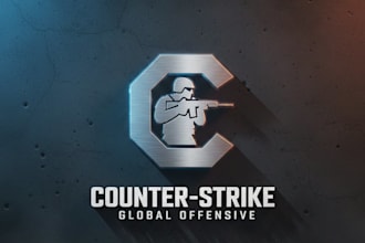 design a professional and edgy csgo logo for your team