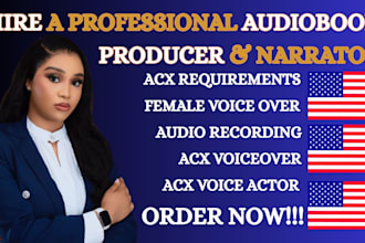 record british female voice over audiobook narrator energetic acx voiceover book