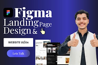 design or redesign a modern responsive website in figma