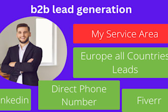europe lead generation direct phone number, cell phone, mobile phone
