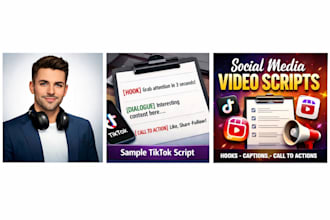 write engaging tiktok scripts for your videos