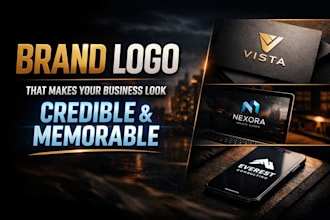 create a brand logo credible and memorable