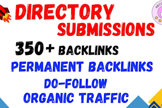 350 directory submission do follow manual backlinks