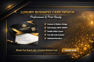 design luxury business cards