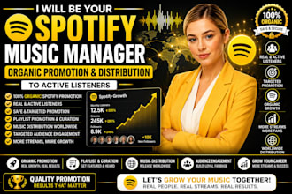 do organic spotify music promotion and distribution to active listeners