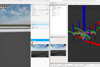 simulate robots in gazebo, mujoco with ros2,python package