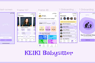 design a mobile app UI in figma