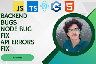 fix nodejs, express, rest API, and backend bugs