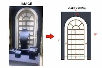 create ready to cut laser files for wood mdf acrylic