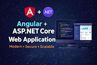 develop angular frontend with asp net core web API