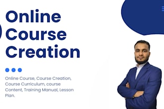 do online course creation and course content for you