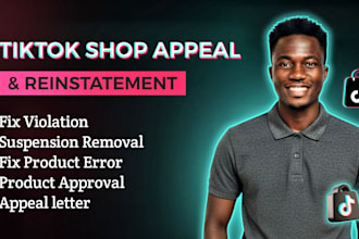 fix your tiktok shop violation, tiktok shop reinstatement, tiktok appeal letter