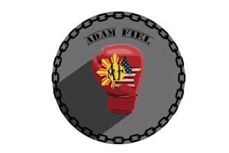 design traditional fighter and promoter logo