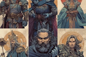 do fantasy dnd character design
