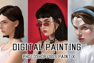 creating portraits in a realistic style